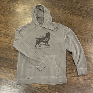 Gray Stray Dog Hoodie
